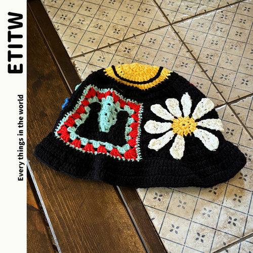 小雏菊权志龙GD同款秋冬毛线帽