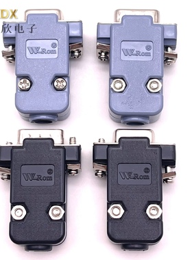 台达伺服B2系列CN2接头DB15针公母  野口灰色黑色外壳ASDCNDS029R