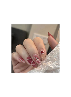 森威尔中国甜渍梅子显白美甲贴片