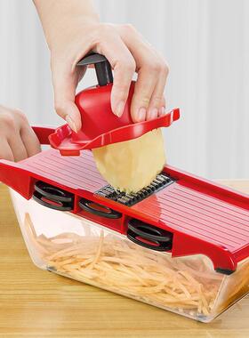 多功能动切菜器厨房用刨丝切片b925器不手锈钢加厚刀片削豆土工品