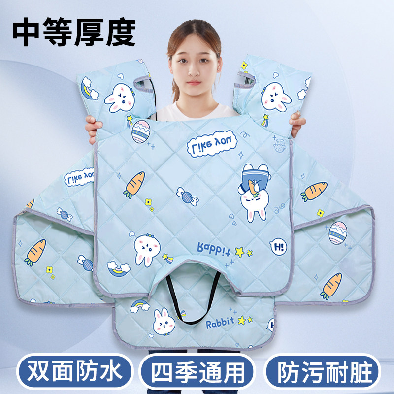 电动车挡风被四季通用双面防水保暖电瓶摩托车防风遮阳防晒罩新款