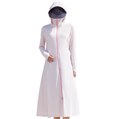 冰丝夏季透气防晒服长款全身防晒