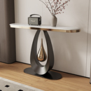 天然奢石玄关桌别墅入户门厅走廊条案客厅窄玄关台装 饰吊坠玄关桌