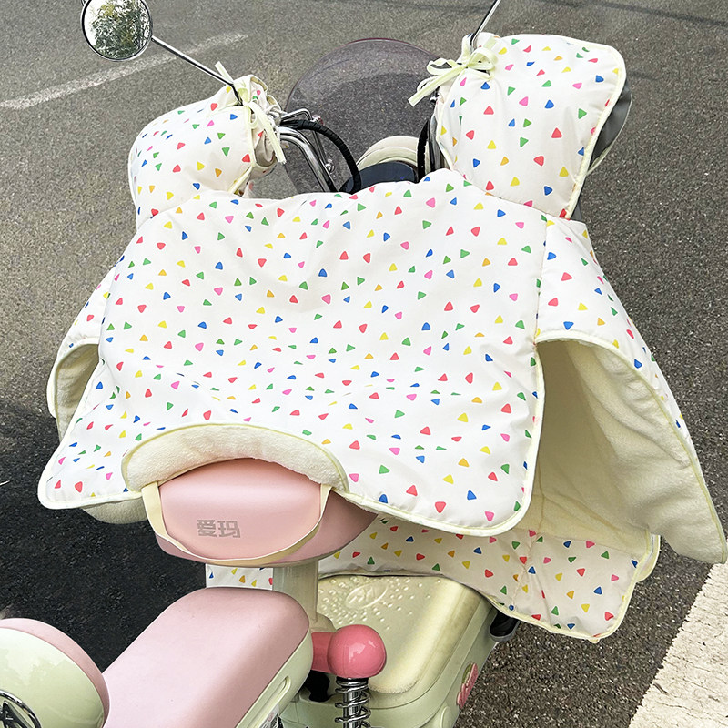 电动车挡风被2025新款冬季加厚雅迪爱玛四季通用电瓶车保暖防风罩