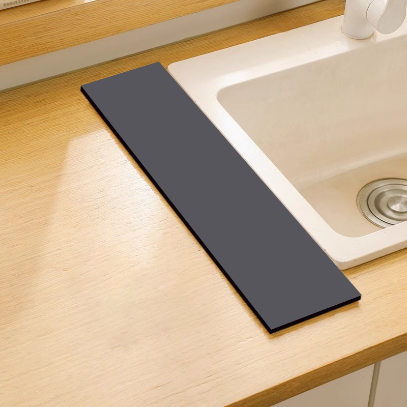 纯色厨房台面吸水垫无孔沥水垫