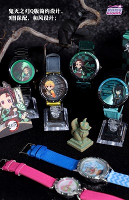 正版鬼灭之刃手表盲盒联名动漫周边手办腕表礼物弥豆子