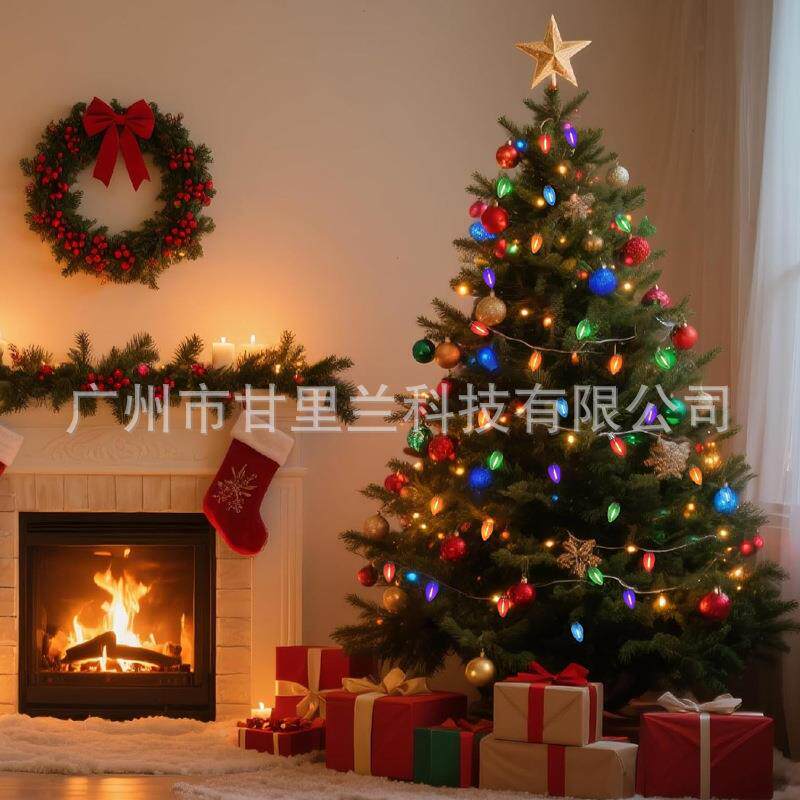 7Cle灯C7塑料灯d小泡 e12小节能彩灯圣诞节新年装饰调光塑料彩泡