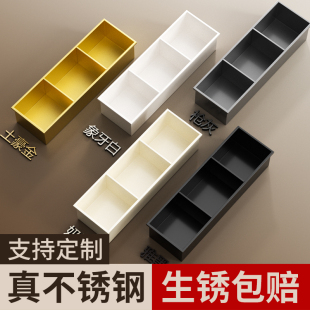 304不锈钢壁龛定制浴室嵌入式 卫生间电视壁龛柜置物架铝金属成品