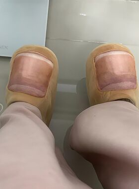 可爱加厚脚趾棉拖鞋秋冬季室内家居厚底保暖毛绒月子鞋包头踩屎感