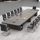 办公会议桌长桌子桌椅组合简约现代会议室接待培训工作台洽谈桌
