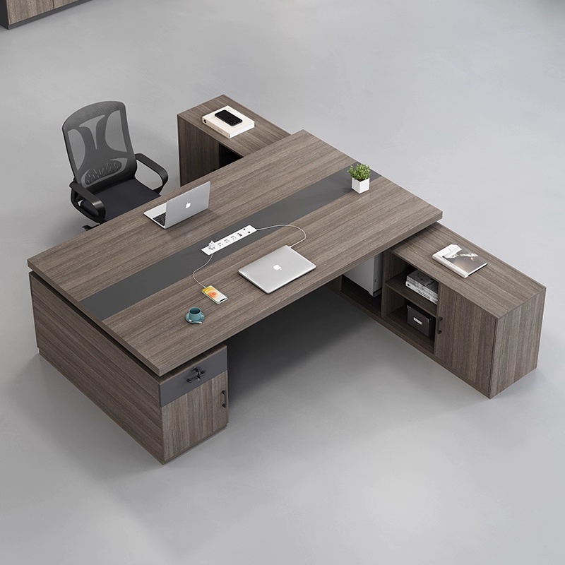 办公桌双人位面对面简约现代老板桌职员财务经理室办公桌椅组合