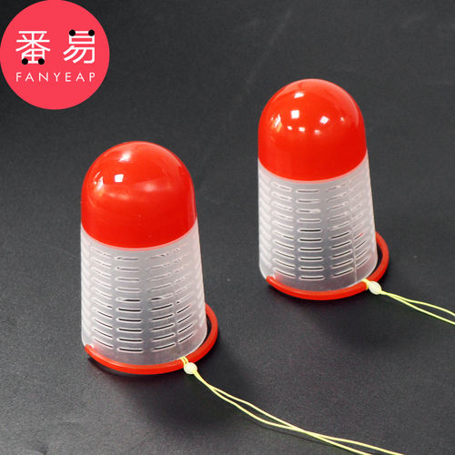 打窝器A1pn008-羽毛球形打窝器带线投饵器钓鱼工具渔具用品