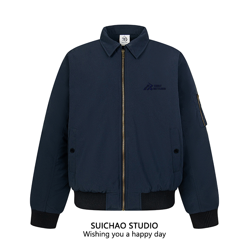 Bomber美式vibe廓形复古飞行夹克