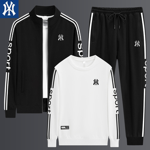 奥特莱斯 | 三折专区 | 秋冬季运动套装男休闲跑步卫衣开衫三件套