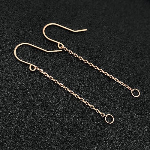 语瑶18k金万能diy耳钩