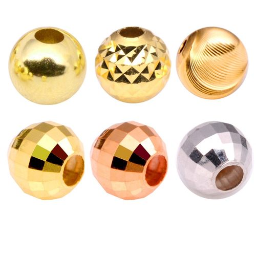 语瑶女转运珠配件18K金珠散珠