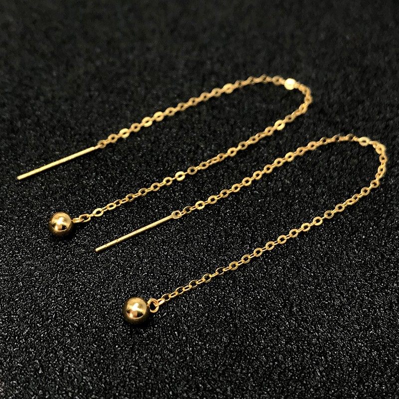 语瑶耳线18K纯金耳线保证正品