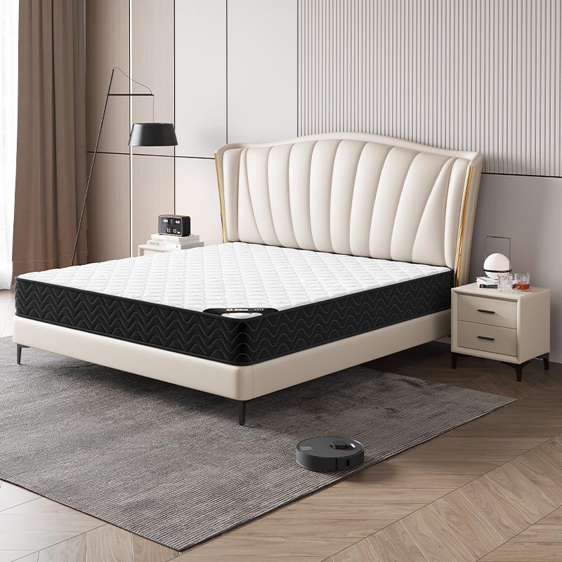 天鹅绒乳胶床垫加厚软硬两用家用席梦思卷包压缩独立弹簧双人床垫