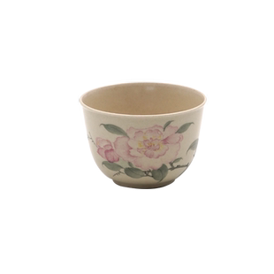 婵韵拙溪茶杯山茶花杯桃花凌霄花杯手绘主人杯品茗杯小田甄选茶具