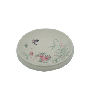 婵韵斋居拙溪壶承手绘桃花牡丹茶承手工景德镇茶具配件小田月月