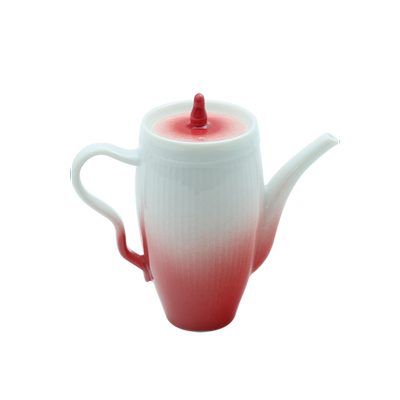 黄丽君茶具渐变玫瑰红茶壶高仕壶