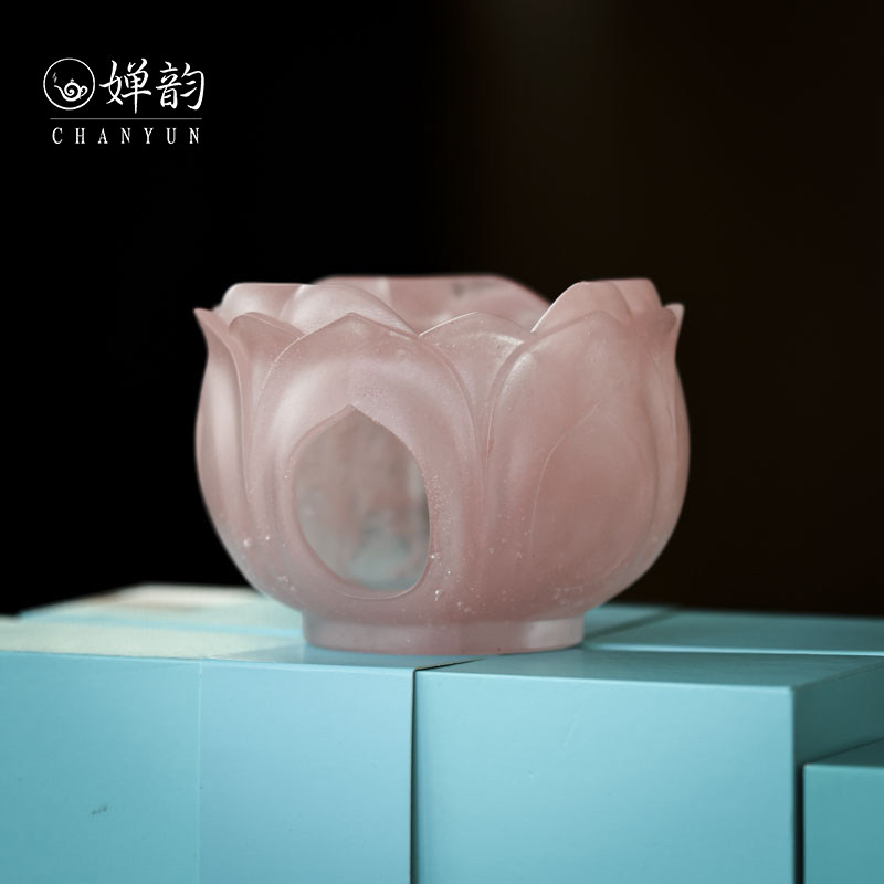 心缘堂琉璃煮茶炉莲花花口凉炉