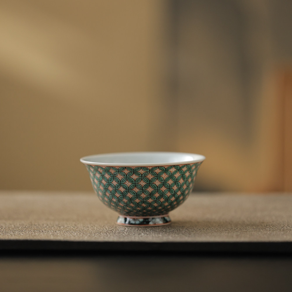 古阅和风茶具钱多多家财万贯杯