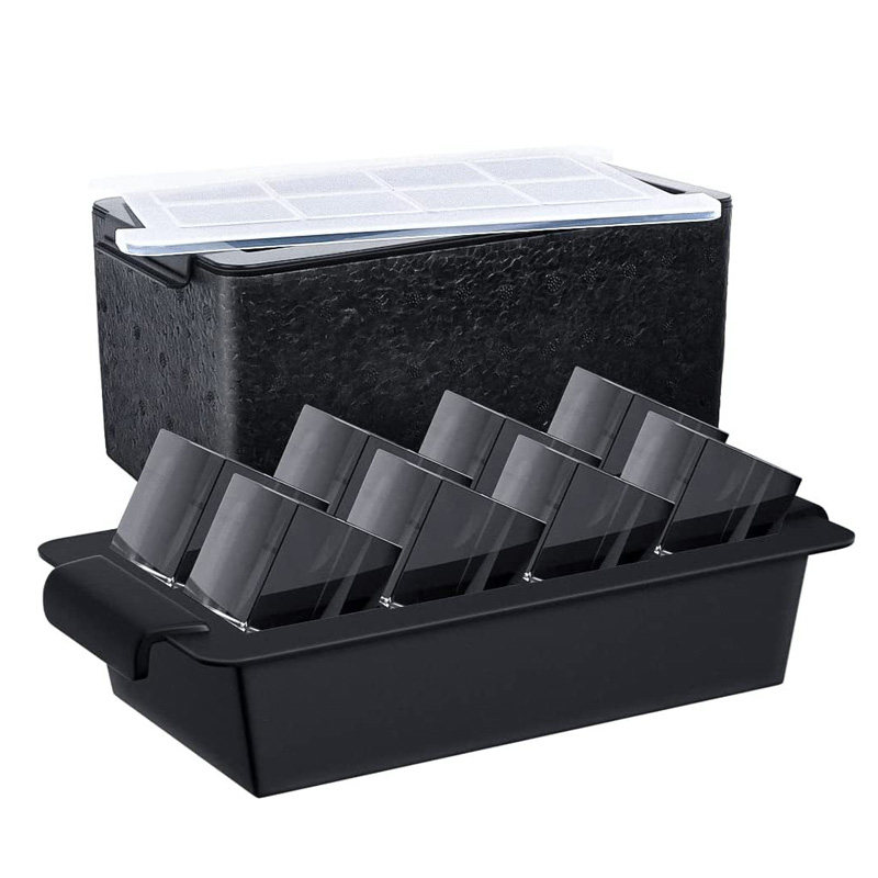 透明冰块模具硅胶出8酒吧威士忌冰球无气泡制冰家用商用磨具冰格