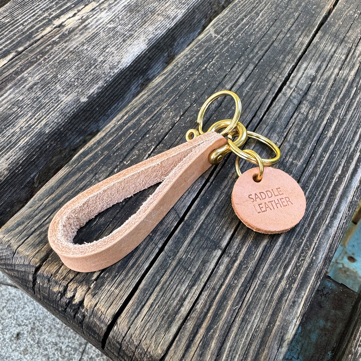 【100%头层牛皮】小众复古钥匙扣