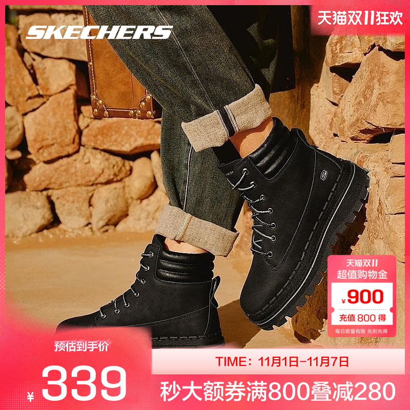 斯凯奇官方outlets女鞋运动休闲鞋冬季运动鞋轻质橡胶大底时尚鞋