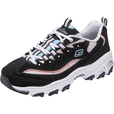 斯凯奇官方outlets女士时尚绑带运动鞋经典厚底潮流百搭老爹鞋