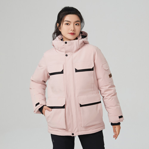 SCALER思凯乐户外鹅绒羽绒服女F6704714秋冬防水登山服男F6714714