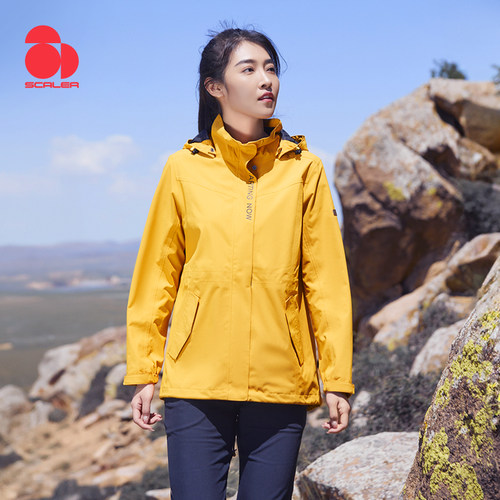 思凯乐户外防风防水冲锋衣男女