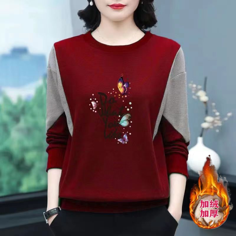 亏本特价清仓处理100%纯棉秋冬加绒加厚卫衣女装新款高档打底衫百