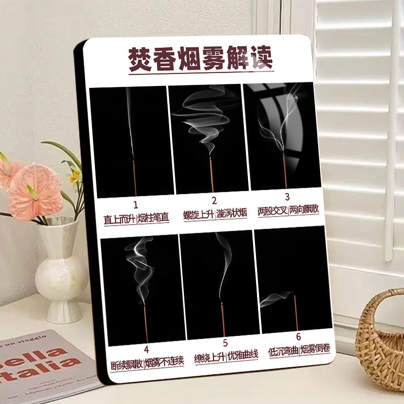 爽香烟雾解读展示相框摆件客厅卧室房间宿舍装饰画摆件送朋友礼物