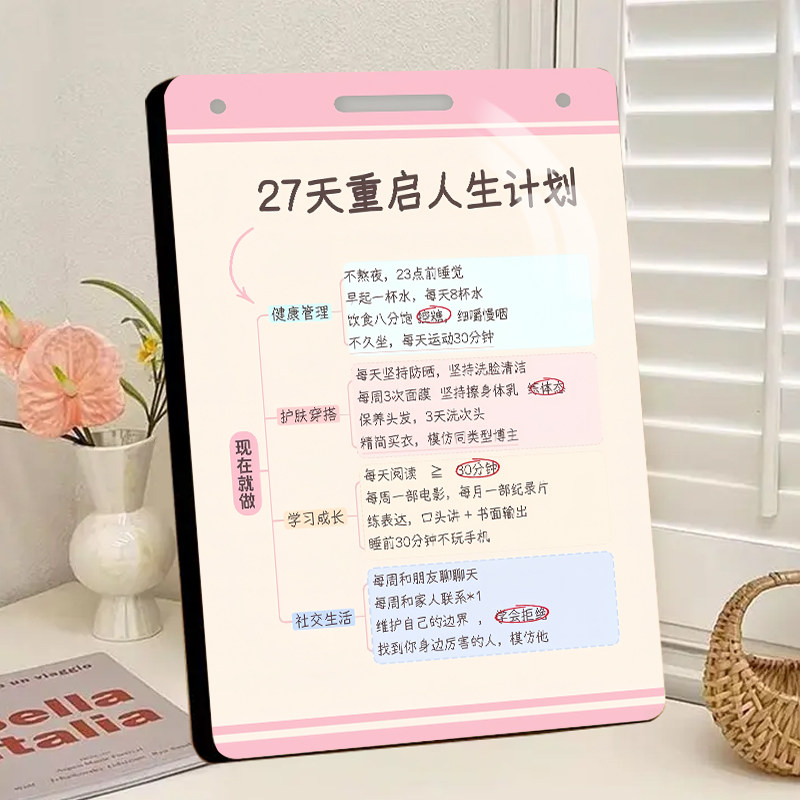 人生要做的事哲理相框摆件励志学习个人成长办公室家用桌面装饰