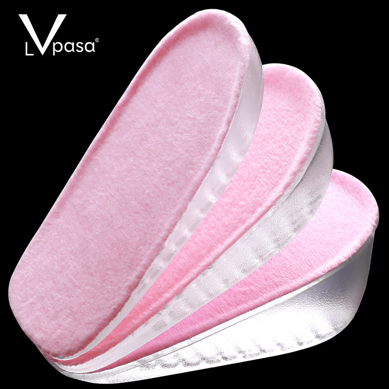 仿生硅胶内增高鞋垫男女新款马丁靴专用不累脚隐形半垫皮鞋不塌陷