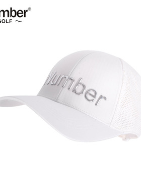 Number男士高尔夫球帽 吸汗内里透气舒适  有顶帽 NMH-035