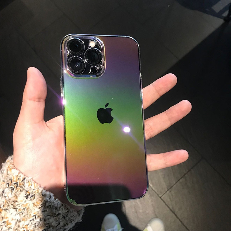 渐变色iPhone15promax手机壳可爱14Promax高级感女生适用苹果13全包硬超薄12Pro男新款11Promax新款11炫彩14-封面