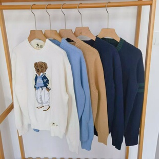 女装针织衫 吉杼歆RL女士多款秋冬圆领长袖小熊童趣百搭时尚毛衣