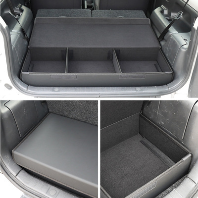 1998-2018老款吉姆尼jimny JB43改装后备箱储物盒 收纳箱魔盒盖板