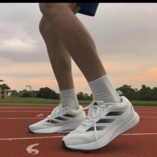 岩石体育   adidas Duramo Rc 织物 轻盈 减震  网布透气 跑鞋