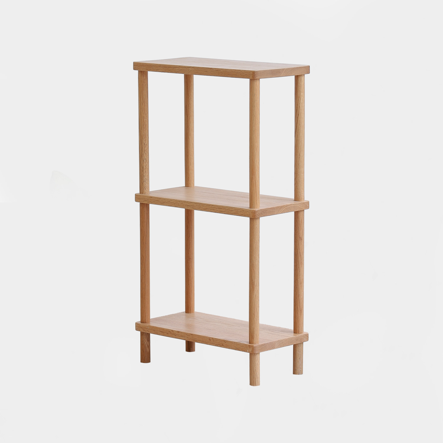 日式厨房木质置物架实木原木储物架客厅卫生间架子木架层架20公分