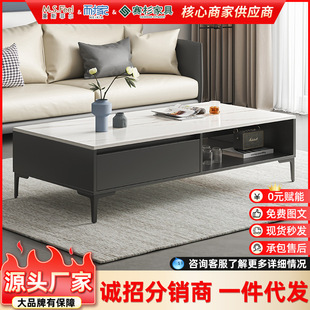 茶几客厅家用小茶台简约现代小户型阳台桌子方形轻奢侘寂极简