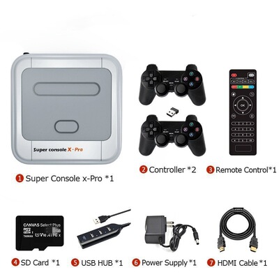 外贸跨境super console Xpro电视游戏机 机顶盒R8双系统 无线