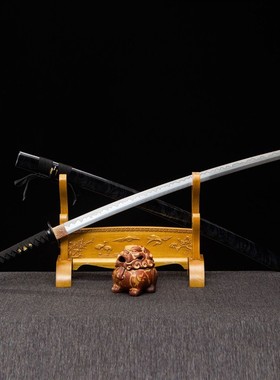 锻打刀剑龙骨一体日式刀高锰钢防身宝剑影视Katana工艺品未开刃
