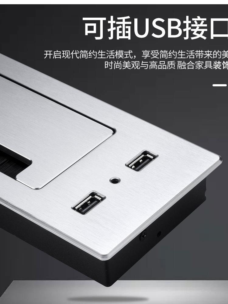 加厚穿线孔盖板桌面过线装饰盖阻尼缓冲电脑桌线盒电视柜线孔盒盖