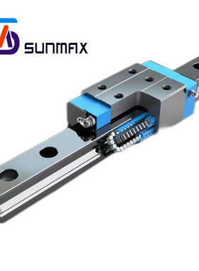 台湾三迈斯SMH30A互换通配天蓝色直线导轨搭配滑块机床CMC通用