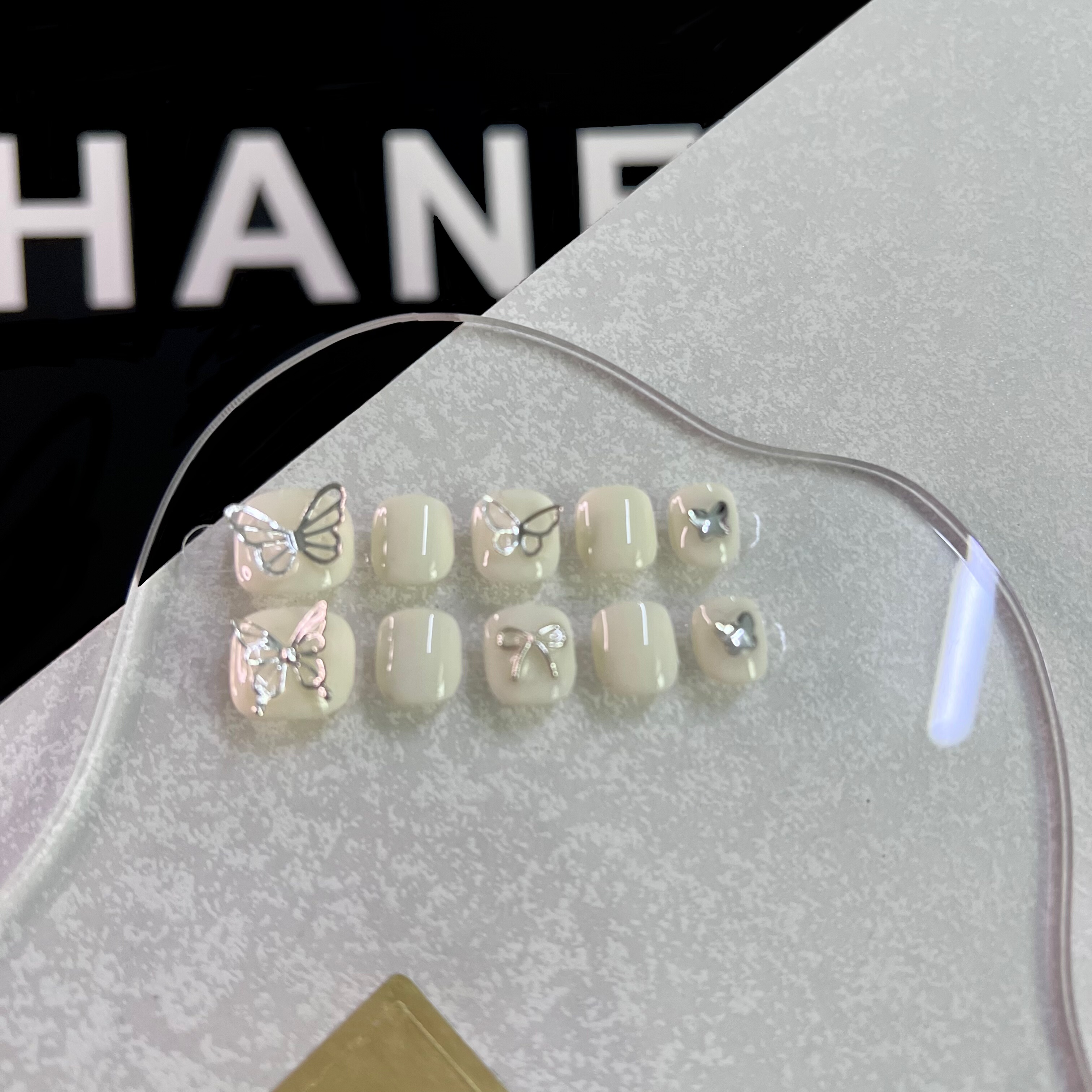 【儿童甲】fu蝶·高级感女童穿戴甲儿童假指甲可拆卸美甲贴片