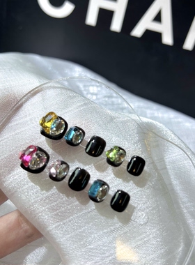 【儿童甲】纯手工穿戴甲高级感小众设计感儿童美甲贴片可拆卸美甲